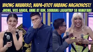 VHONG NAVARRO, NAPAUTOT HABANG NAGHOHOST! VICE GANDA, ANNE, KIM AT JHONG, NAPAHAGALPAK NG TAWA!