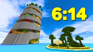 Parkour Spiral - Fastest Time Possible (6:14)