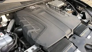 Как снять воздушный фильтр Touareg 3 TDI 3.0 2018. Air Filter Replace VW Touareg CR