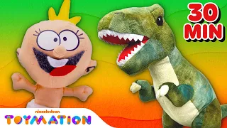 30 Minutes of Baby Lily Puppet Adventures! 🦖🍦 The Loud House | Toymation