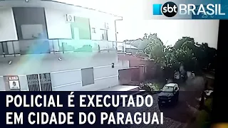Policial paraguaio é morto em cidade onde chefe do PCC ficou preso | SBT Brasil (14/01/21)