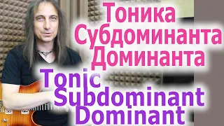 Тоника Субдоминанта Доминанта простыми словами/Tonic, Subdominant, Dominant in simple words