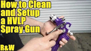 Harbor Freight HVLP Spray Gun Review - Also Cleaning and Setup Instructions