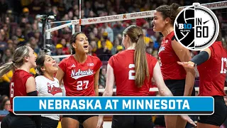 Nebraska at Minnesota | Nov. 25, 2023 | B1G Volleyball in 60