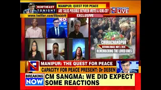 LIVE| MANIPUR – QUEST FOR PEACE. The Big Debate with WASBIR HUSSAIN