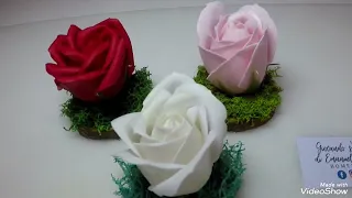 Come usare le rose di sapone | Pensieri preziosi |  Bomboniere, segnaposto, regali fai da te