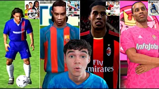 ¡JUEGO CON RONALDINHO EN TODOS LOS FIFA!