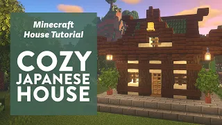 Minecraft: How to Build a Cozy Japanese House (Small Survival House Tutorial)