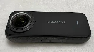 Installing sticky Lens Guard for INSTA360 X3.