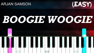 Boogie Woogie (EASY) | Piano Tutorial (Sheet Music + MIDI) 🔥