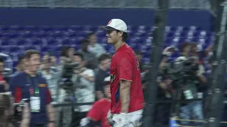 Shohei Ohtani leaves teammates in awe, hits scoreboard during batting practice｜Japan｜WBC｜大谷翔平｜日本｜野球