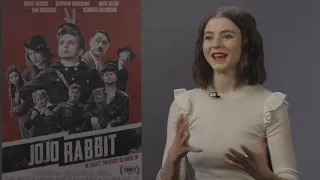 THOMASIN MCKENZIE Interview - JoJo Rabbit!