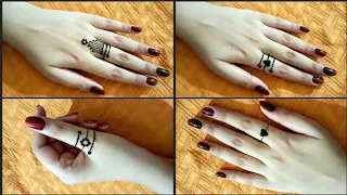 4 beautiful ring mehndi designs | easy ring mehendi design for beginners 2021 | Nimra Zaman