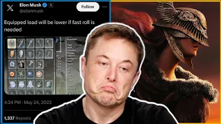 Beating Malenia with Elon Musk's Terrible Elden Ring Build