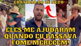 Zé Neto SURPREENDE e dá CARRO para os TIOS que o ajudaram quando ele passou FOME