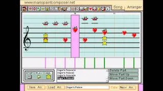 Final Fantasy Legend III: Xagor's Palace Theme on Mario Paint Composer