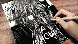 Drawing Kaneki Ken: I am a Ghoul [Manga page #3]