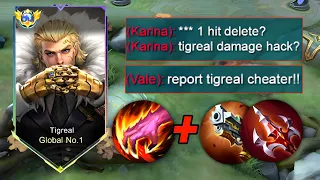 DAMAGE TIGREAL JUNGLE IN SOLO RANKED GAME!? TOTALLY INSANE!!