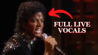 Michael Jackson Billie Jean LIVE VOCALS Motown 25 (Mar. 25th, 1983) (FANMADE) *FULL*