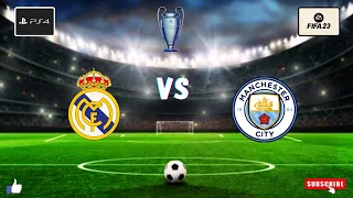 MODO CARRERA ( FIFA 23 PS4) IDA DE SEMIS ( REAL MADRID VS MANCHESTER CITY ) UEFA CHAMPIONS LEAGUE