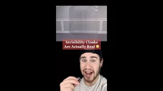 INVISIBILITY CLOAKS ARE ACTUALLY REAL!! #Shorts