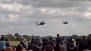 Army Air Corps Apache Role Demo at the RIAT 2015