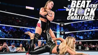 Beat The Clock I Quit Challenge : Ronda Rousey vs Charlotte Flair : WWE Wrestlemania Backlash 2022