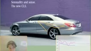 Eye tracking a Mercedes Benz ad EEG