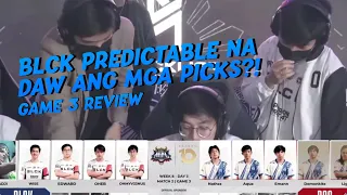 PREDICTABLE NA NGA BA NG BLACKLIST!? | BLACKLIST vs RSG GAME 1 | MPL-ID S10 Week 8 Day 3