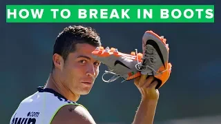 HOW TO BREAK IN FOOTBALL BOOTS LIKE A PRO