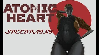 Atomic Heart Robot Twins Speed Paint Drawing