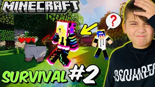 Τι κάνει το Noobaki? Θα μας πιάσουν τα ζομπι Survival Minecraft Famous Games @LetsPlayKristina