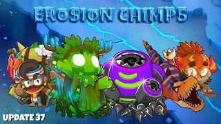 Erosion CHIMPS Black Border Guide: Carpet of Spikes and Vines – Protecting the Polar Bear (BTD6)