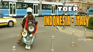 Satu satunya scooterist indonesia toering vespa dari indonesia-italy (om andy)