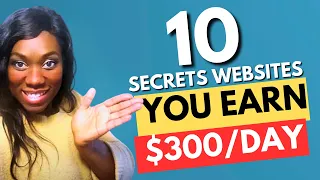 10 SECRET Websites That Will Pay You EVERYDAY within 24 hrs. (Work From Home)