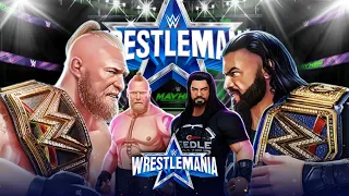 WrestleMania 38 | Champion vs Champion | Roman reigns vs Brock Lesnar | WWE Mayhem