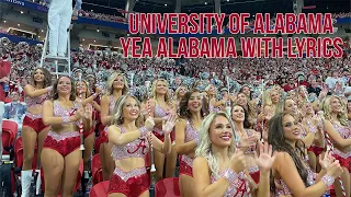 Alabama Crimson Tide Fight Song "Yea Alabama" with Lyrics performed by the Million Dollar Band