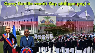 07 juin 2024 Enstalasyon Guy Philippe prezidan peyi Dayiti Garry Conille revoke tout manb konsèy la