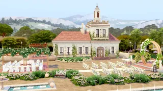 ROMANTIC WEDDING VENUE [NO CC] 🌼 | The Sims 4 My Wedding Stories | Speed Build