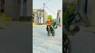 mini tractor stunt video 😲tractor stunt kids ❤small tractor video 👆tractor modified #shorts