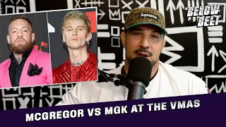 Reaction to Conor McGregor vs MGK at the VMAs | BELOW THE BELT with Brendan Schaub