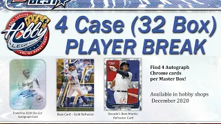 CASE #1 of 4   -   2020 Bowman's Best 4 Case (32 Box) PLAYER BREAK eBay 02/01/21