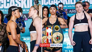 Final face-off and weigh-in! 🔥 | Jessica McCaskill vs Lauren Price