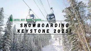 Snowboarding Keystone 2023! (TREE RUNS)