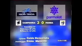 1995-96 (3a - 17-09-1995) Sampdoria-Parma 3-0 [Karembeu,Karembeu,C.Bellucci] Servizio D.S.Rai3