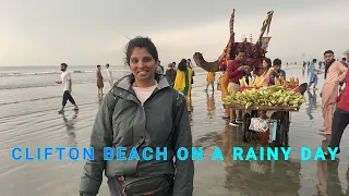 India Girl Travels solo to Pakistan. Unsual in Karachi and Rainy Day Beach Outing