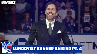 Henrik Lundqvist Retirement Ceremony Speech | New York Rangers