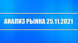 Анализ рынка 25.11.2021 + Рынок России и Китая + Газпром, Сбербанк, Татнефть + Золото, Серебро