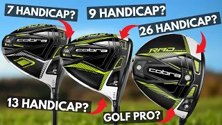 THE NEW COBRA RADSPEED DRIVERS... TESTED BY GOLFERS OF ALL LEVELS!