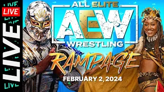 🔴 AEW Rampage Watchalong (2/2/24) | Live Reactions to Ricky Starks, Harley Cameron, Dark Order! 🔥